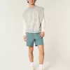 Pantaloncini in twill a metà coscia
