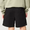 Pantaloncini in twill a metà coscia