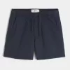 Pantaloncini in twill a metà coscia