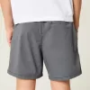 Pantaloncini in twill a metà coscia