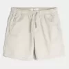 Pantaloncini in twill a metà coscia