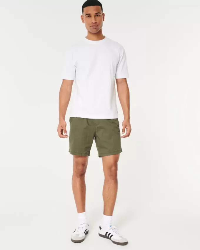 Pantaloncini in twill da 7″