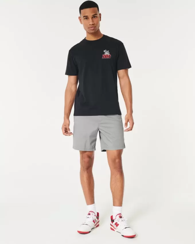 Pantaloncini in twill da 7″