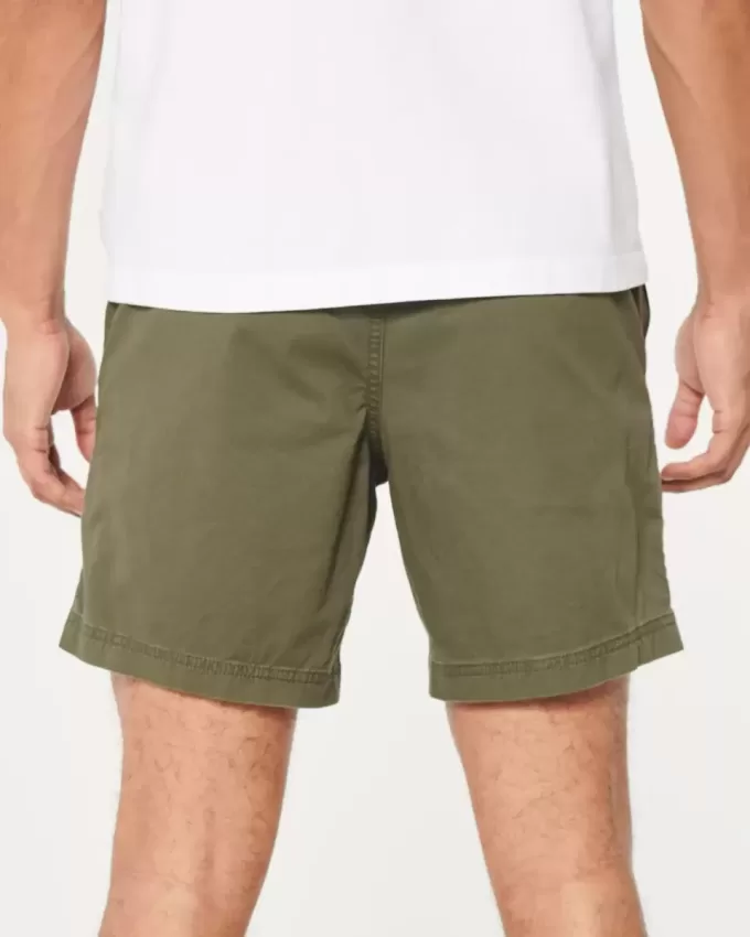 Pantaloncini in twill da 7″