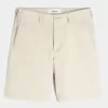 Pantaloncini in twill fino al ginocchio