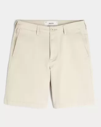 Pantaloncini in twill fino al ginocchio