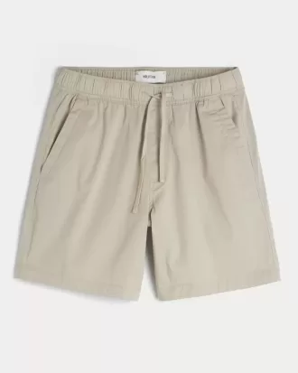 Pantaloncini in twill sopra il ginocchio