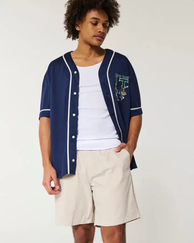 Pantaloncini in twill sopra il ginocchio