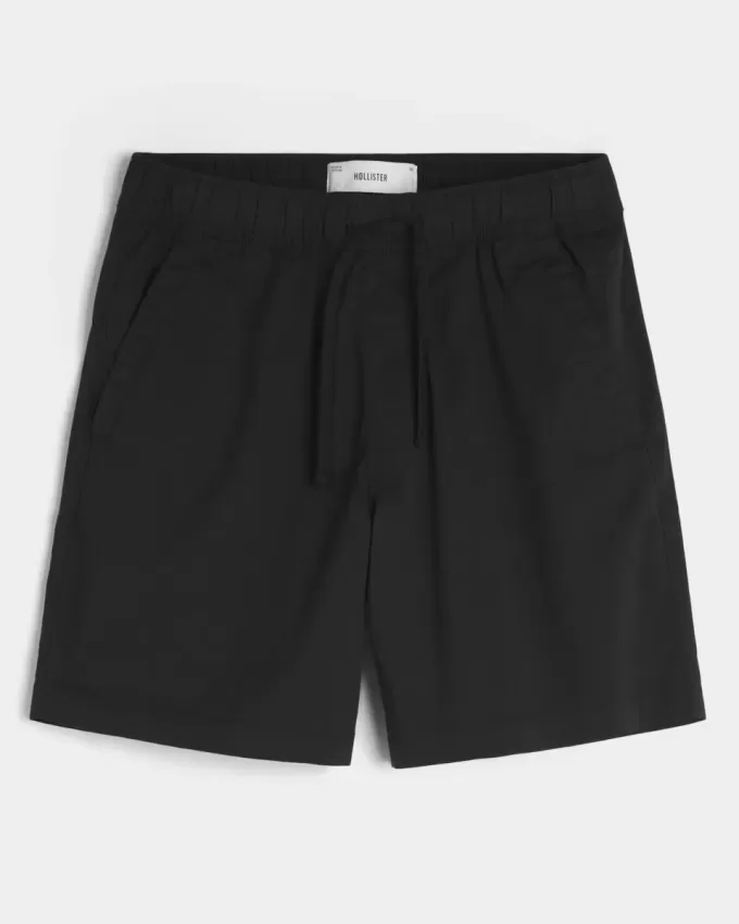 Pantaloncini in twill sopra il ginocchio