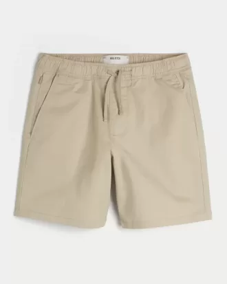 Pantaloncini in twill sopra il ginocchio