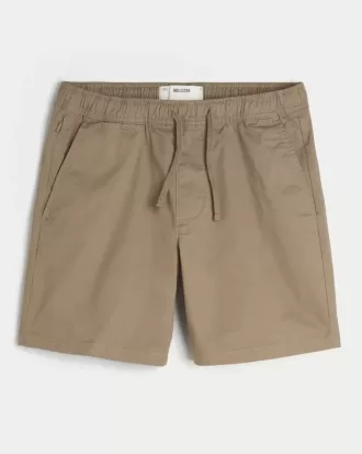 Pantaloncini in twill sopra il ginocchio