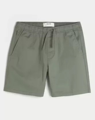 Pantaloncini in twill sopra il ginocchio