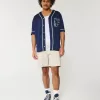 Pantaloncini in twill sopra il ginocchio
