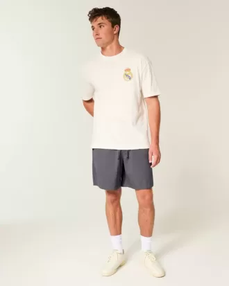 Pantaloncini in twill sopra il ginocchio