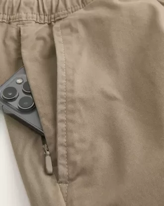Pantaloncini in twill sopra il ginocchio