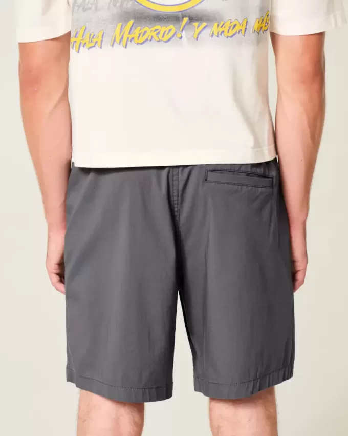 Pantaloncini in twill sopra il ginocchio