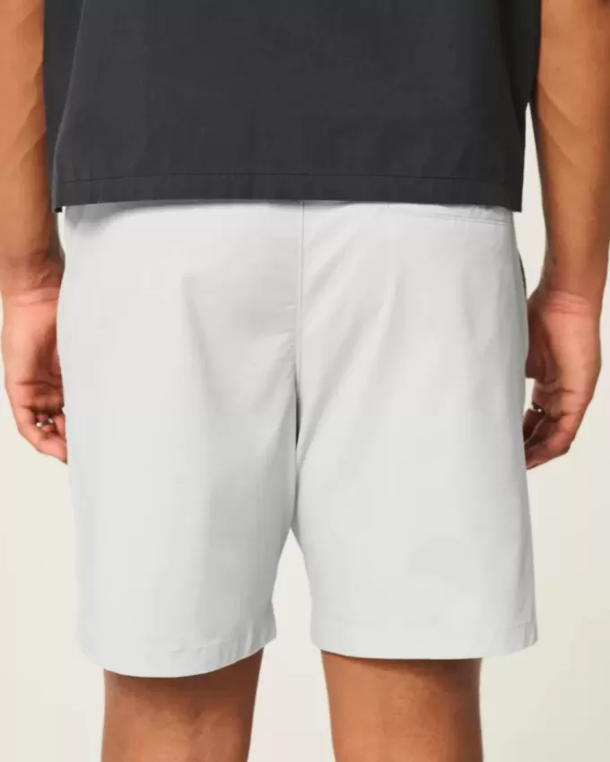 Pantaloncini in twill sopra il ginocchio