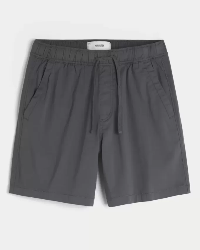 Pantaloncini in twill sopra il ginocchio
