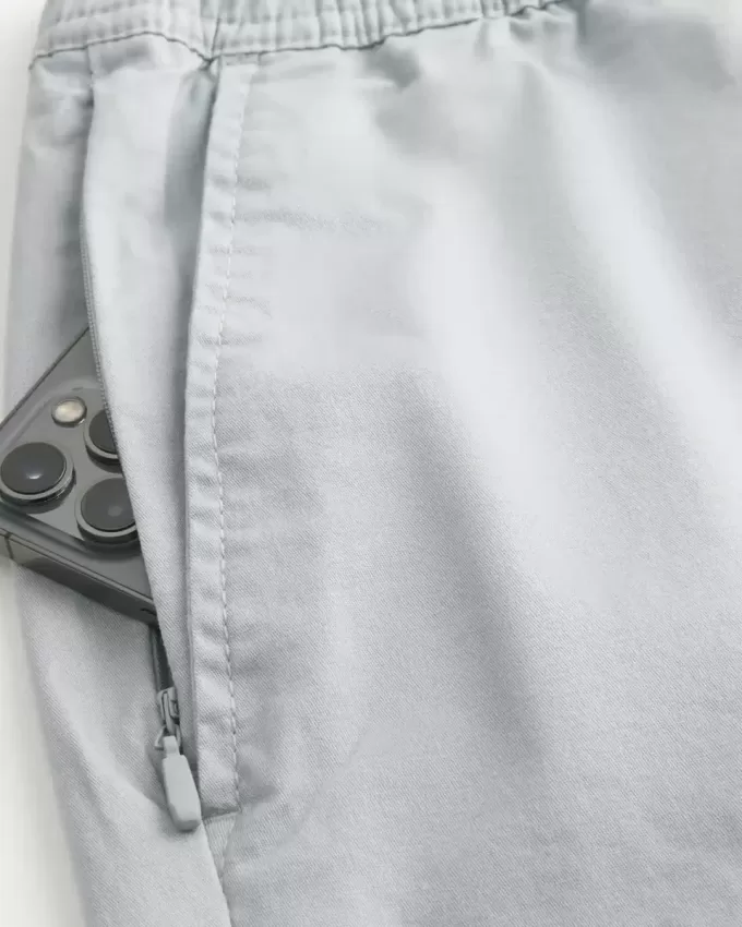 Pantaloncini in twill sopra il ginocchio