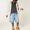Pantaloncini larghi in denim