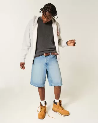 Pantaloncini larghi in denim