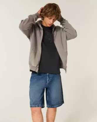 Pantaloncini larghi in denim