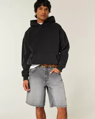 Pantaloncini larghi in denim