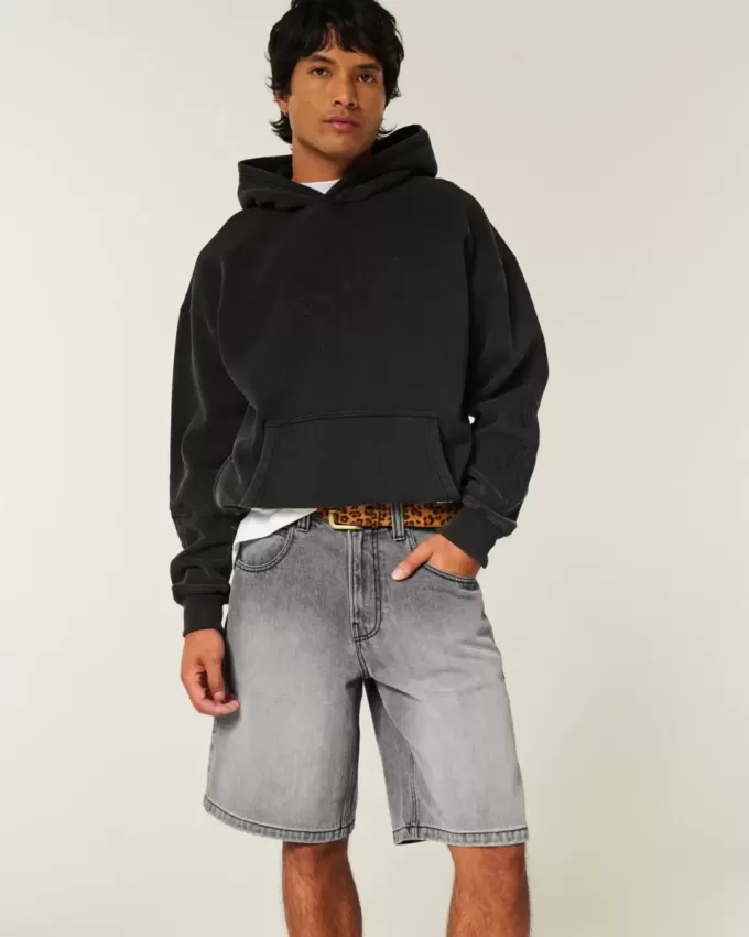 Pantaloncini larghi in denim
