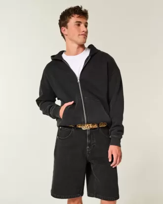 Pantaloncini larghi in denim