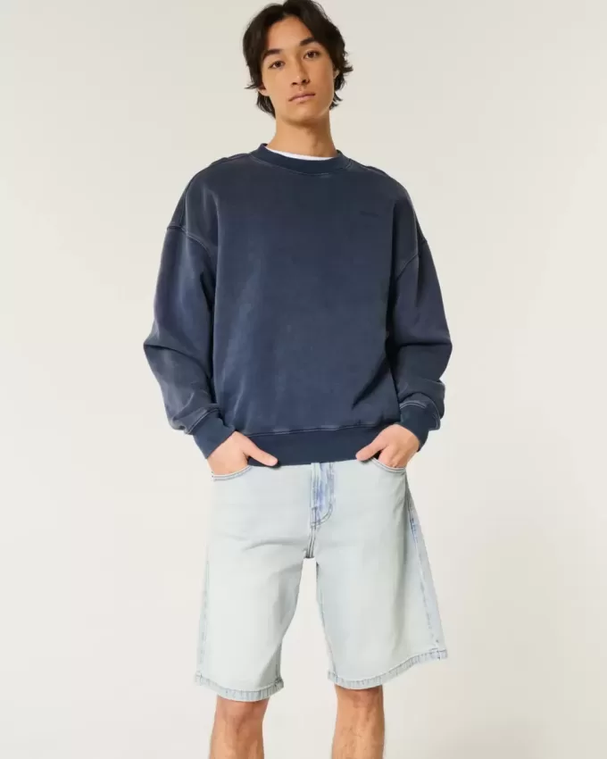 Pantaloncini larghi in denim