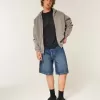 Pantaloncini larghi in denim