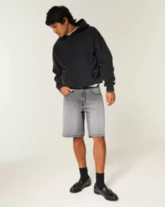 Pantaloncini larghi in denim