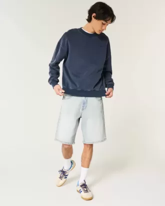 Pantaloncini larghi in denim