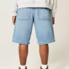 Pantaloncini larghi in denim