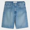 Pantaloncini larghi in denim
