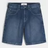 Pantaloncini larghi in denim