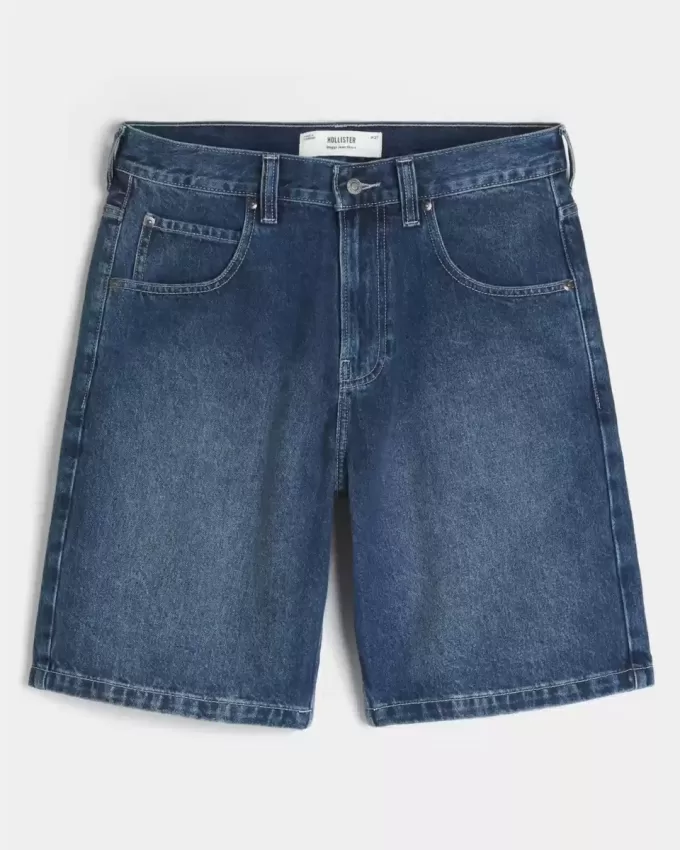 Pantaloncini larghi in denim