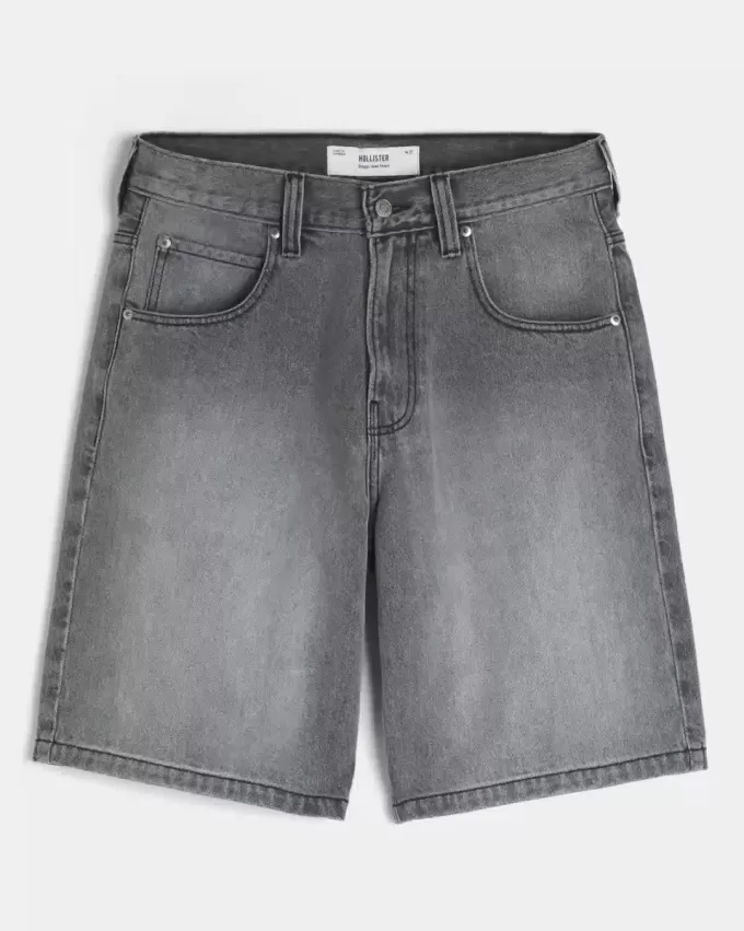 Pantaloncini larghi in denim