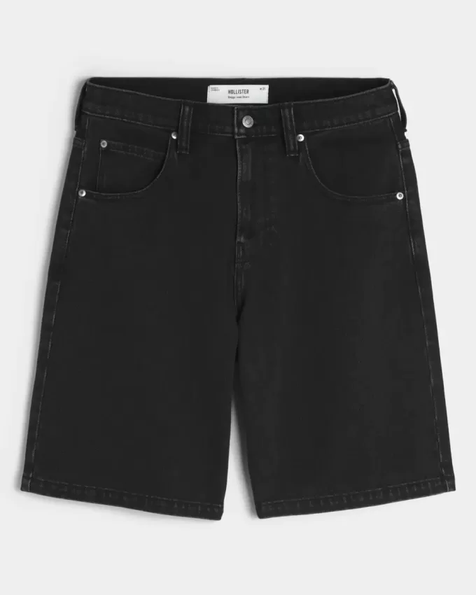 Pantaloncini larghi in denim