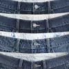 Pantaloncini larghi in denim a vita bassa lavaggio scuro 5″ Pantaloncini larghi in denim a vita bassa lavaggio scuro 5″