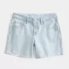 Pantaloncini larghi in denim chiaro a vita bassa da 5″ Pantaloncini larghi in denim chiaro a vita bassa da 5″