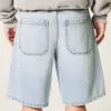 Pantaloncini larghi in denim con grafica a stella