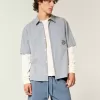 Pantaloncini larghi in pile a metà coscia