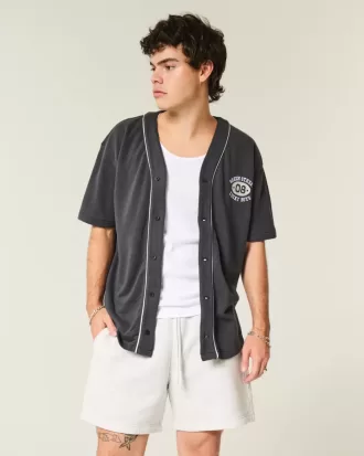 Pantaloncini larghi in pile a metà coscia