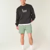 Pantaloncini larghi in pile a metà coscia