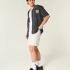 Pantaloncini larghi in pile a metà coscia