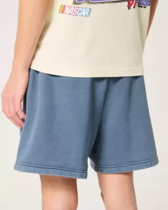 Pantaloncini larghi in pile a metà coscia