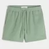 Pantaloncini larghi in pile a metà coscia