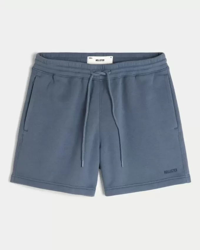 Pantaloncini larghi in pile a metà coscia