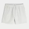Pantaloncini larghi in pile a metà coscia